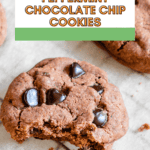 pin for Chocolate Peppermint Chocolate Chip Cookies