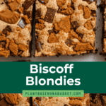 pin for Vegan Biscoff Blondies