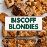 pin for Vegan Biscoff Blondies