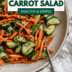 pin for Carrot Cucumber Salad