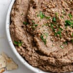 completed BEST Mushroom Pâté in a bowl