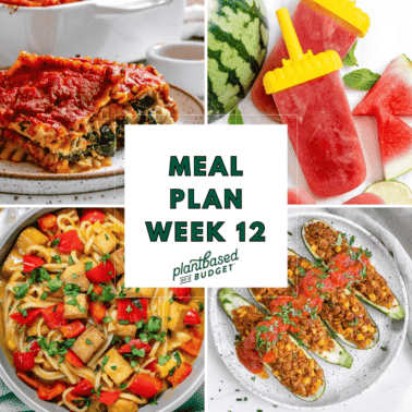 graphic for Week 12 Meal Plan