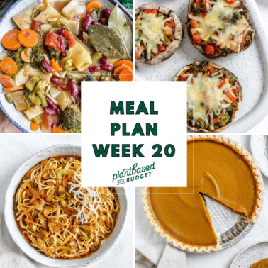 week 20 meal plan graphic