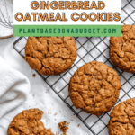 pin for Gingerbread Oatmeal Cookies